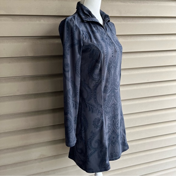 •Tehama• Paisley Long Sleeve Athletic Dress - Size XS - Picture 3 of 7